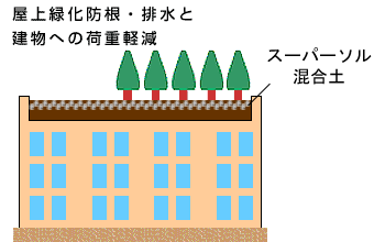 屋上緑化の使用例